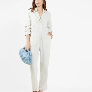 NWT Outerknown Natural Station Jumpsuit M